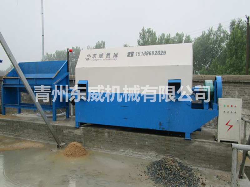 河北客戶定制的單車位砂石分離機(jī)投入使用